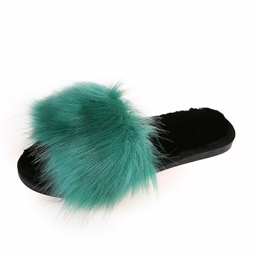 The New Plush Slippers Can Be Worn Outside The Home Plus Size Women's