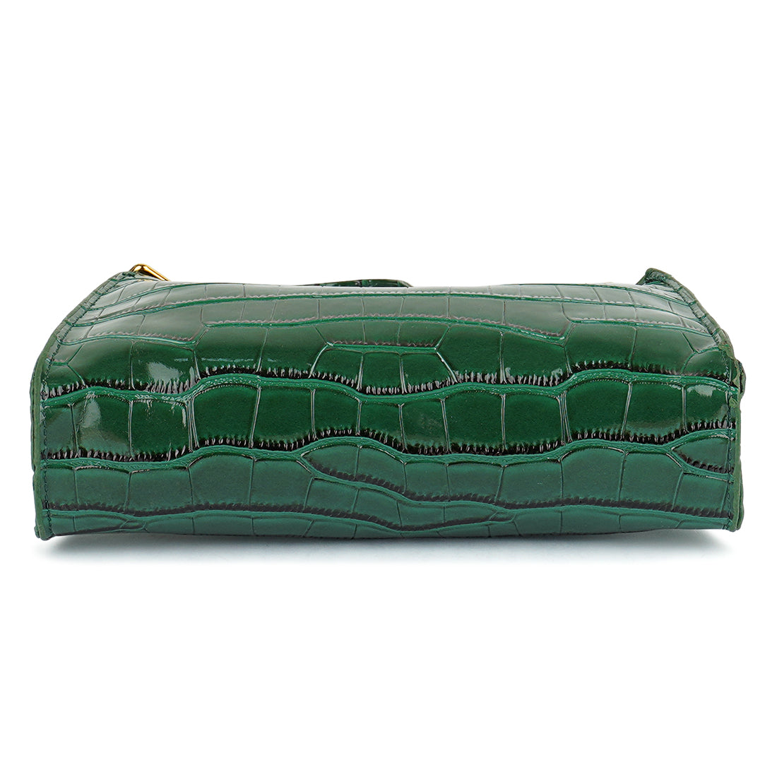 Croc Patten Baguette Bag