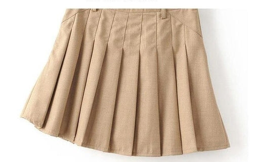 Preppy Women Sexy Pleat Skirts Jupe